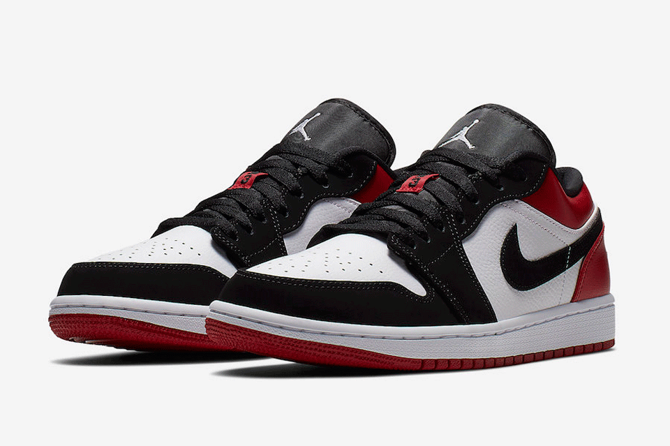 バスケットボールAIR JORDAN 1 ロー ブラックトゥ　つま黒　ジョーダン1 27cm