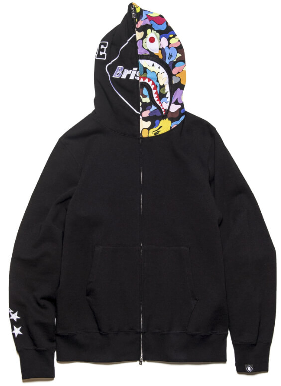 桜舞う季節 FCRB A BATHING APE ブリストルベンチレーションフーディ ...