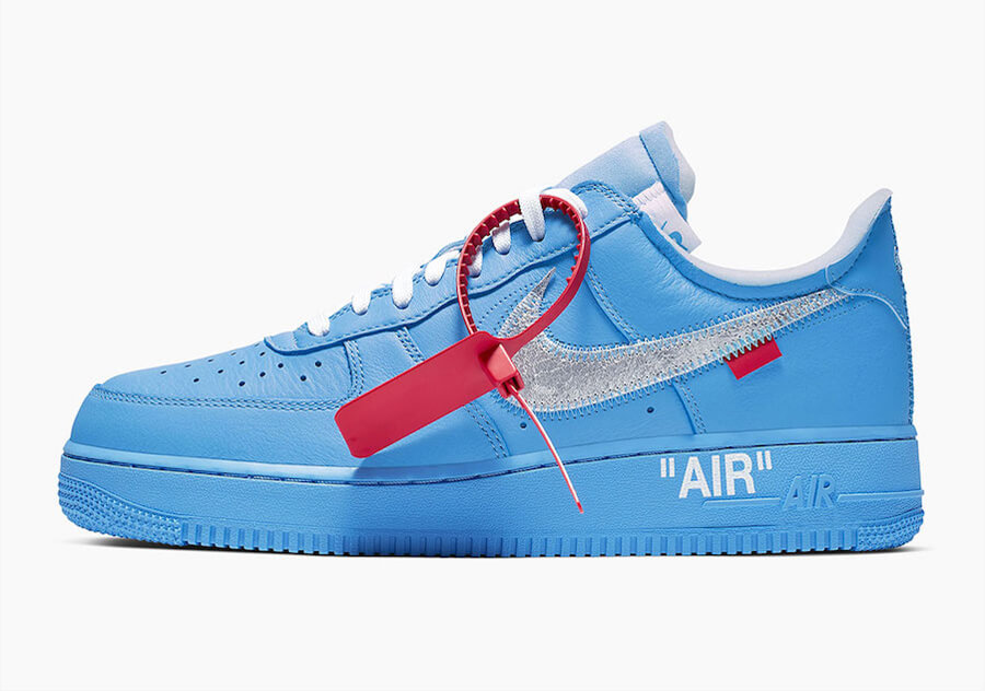 baby blue off white air forces