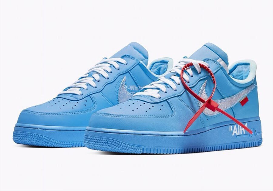 air force one university blue off white