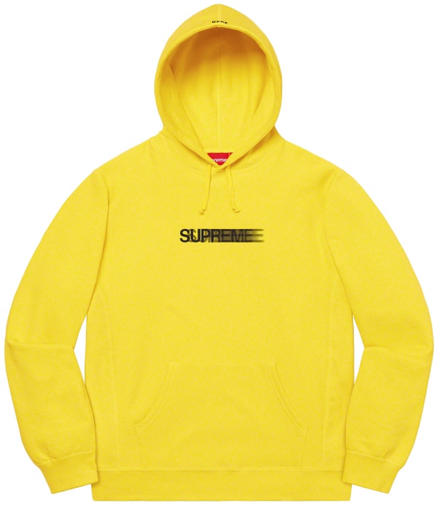 XL 希少カラー 新品 23ss Supreme Motion Logo Hooded Sweatshirt オレンジ モーションロゴ  スウェットパーカー