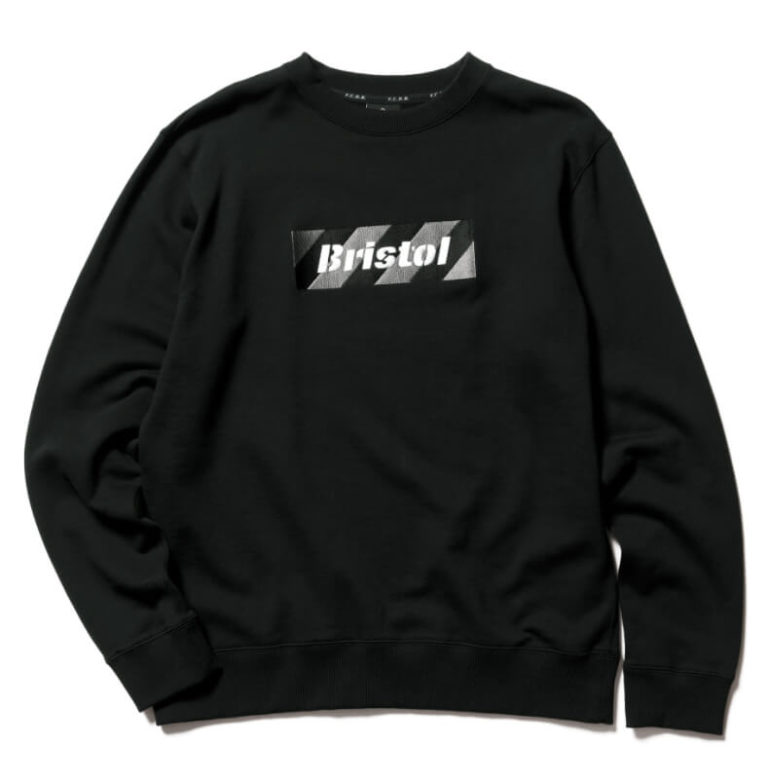 公式サイト無料 黒L BIG LOGO CREWNECK KNIT fcrb 23aw ニット | flora