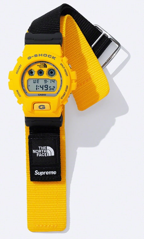 supreme north face g-shock yellow シュプリーム-